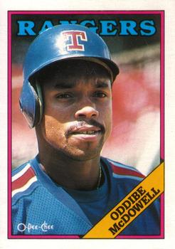 1988 O-Pee-Chee Baseball Cards 234     Oddibe McDowell